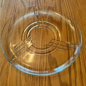 Vintage Luminarc USA Clear Glass Serving Platter